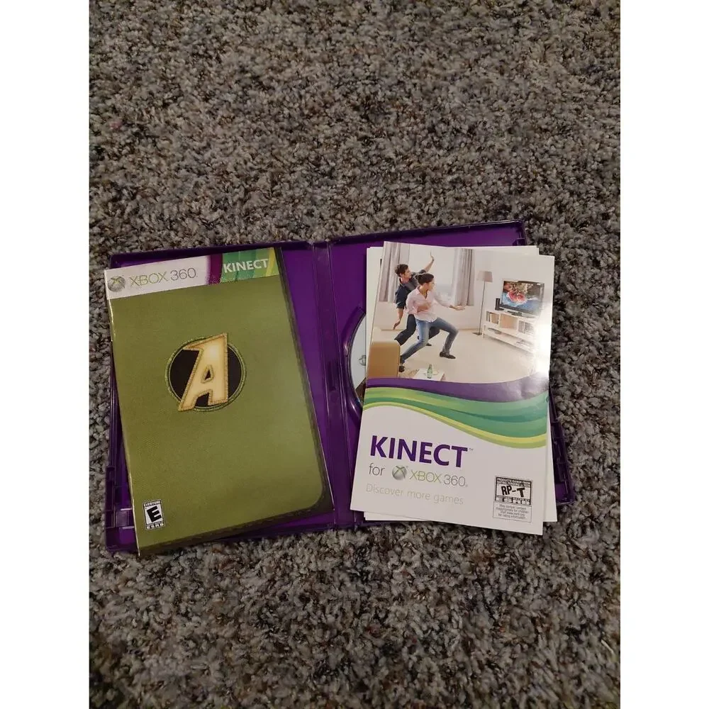 Kinect Adventures (Microsoft Xbox 360, 2010) Complete Tested Working